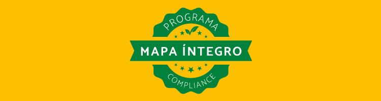 Selo verde e amarelo do Mapa Integro