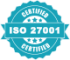 Somos certificados ISO 27001